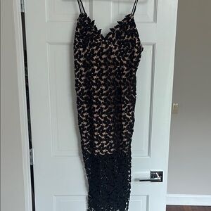 Bardot Black and Tan Women's Dress